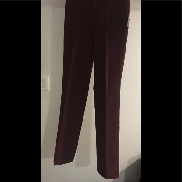 Zara burgundy trousers, size 2 - Picture 7 of 7
